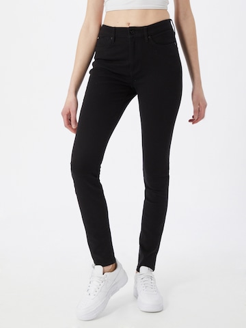 Yellow Blue Denim Skinny Jeans 'New Soph' in Schwarz: predná strana