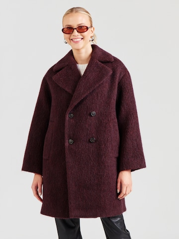 Palton de primăvară-toamnă 'ACCENTO' de la Weekend Max Mara pe roșu: față