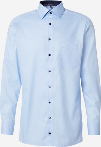 Chemise OLYMP en bleu : devant