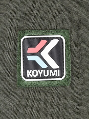 Koyumi Sweatshirt 'Free your Neck' in Green