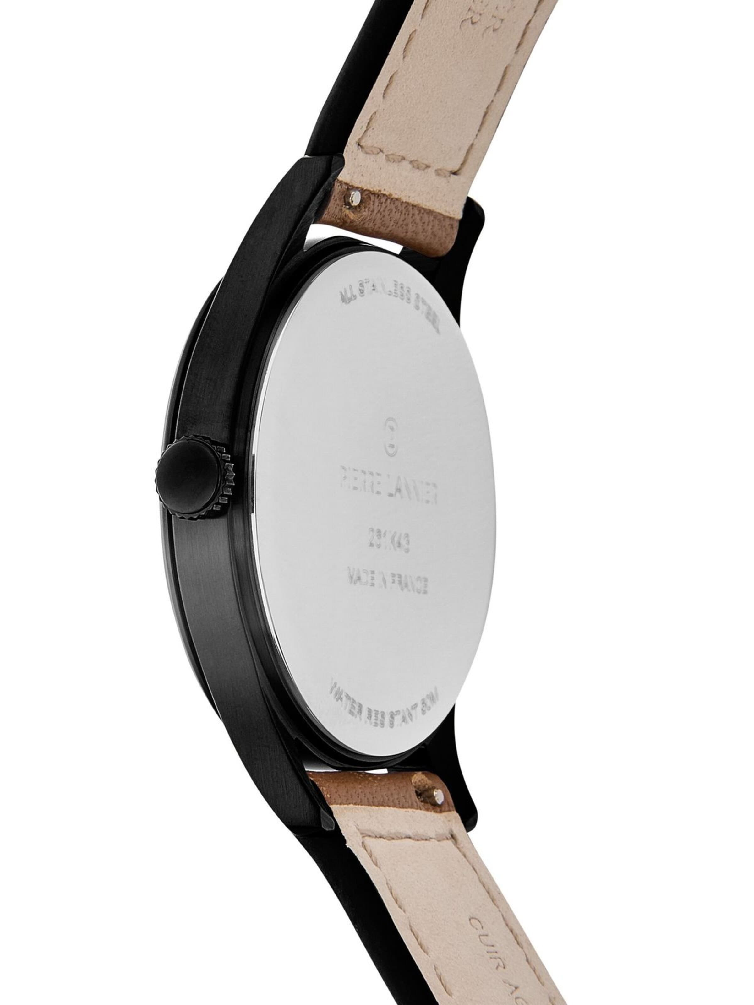 Pierre Lannier Analoog horloge 'Watch Aviateur' in Grijs