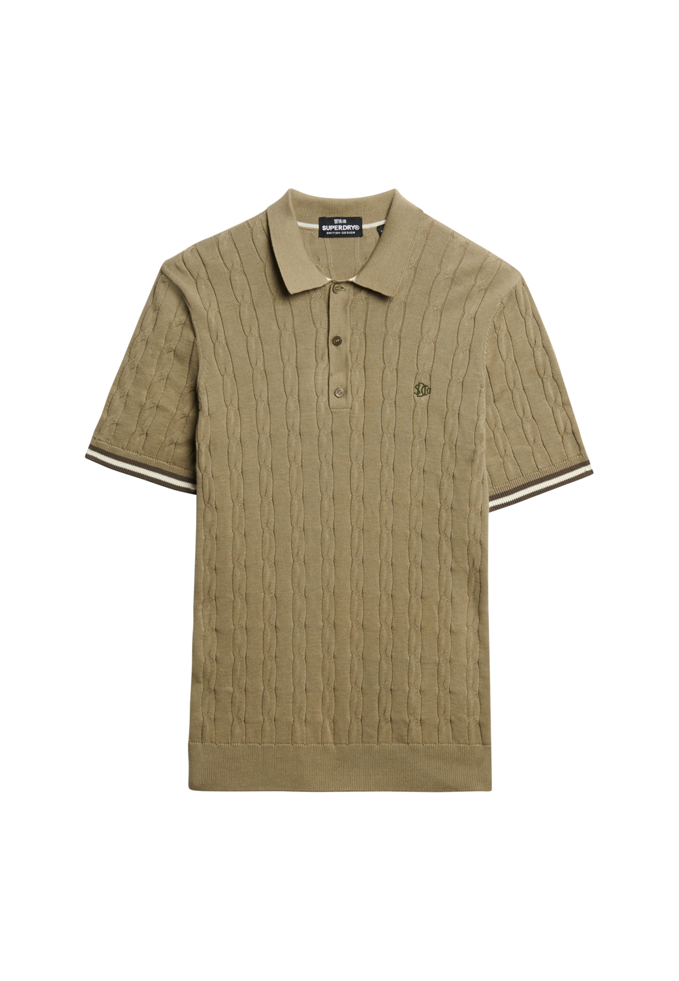 Pull-over Superdry en vert : devant