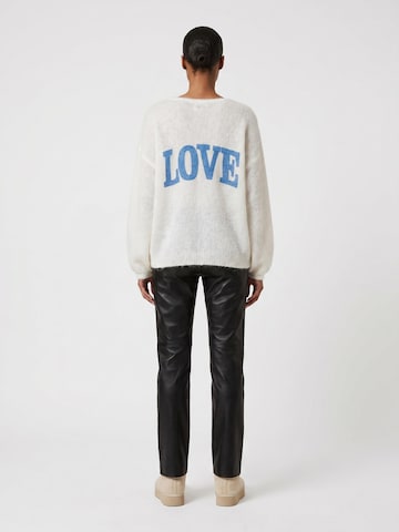 americandreams Oversizepullover 'Silja'‌‌‌‌‌‌ in Weiß
