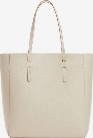 Sac bandoulière 'Peonia' MANGO en beige : devant