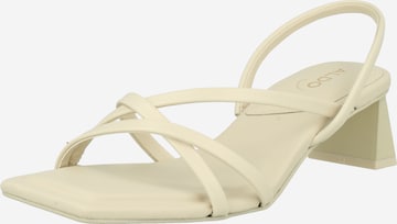ALDO Páskové sandály 'MINIMA' – bílá: přední strana