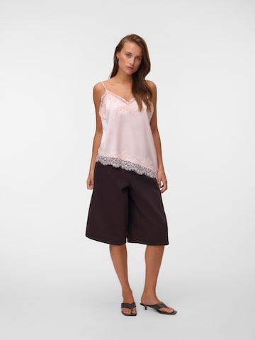 VERO MODA Top 'VMSALLY' w kolorze różowy