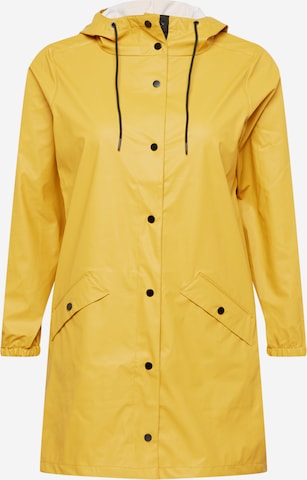 Zizzi Raincoat 'Mrainy' in Yellow: front