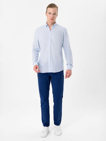 Moxx Paris Regular fit Overhemd in Blauw