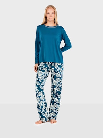 Pyjama Gisela en bleu : devant