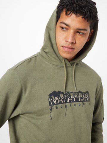 NAPAPIJRI Sweatshirt 'NAPO' in Groen