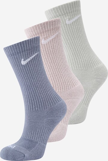 NIKE Meias de desporto 'Everyday' em opal / cáqui / cor-de-rosa / branco, Vista do produto