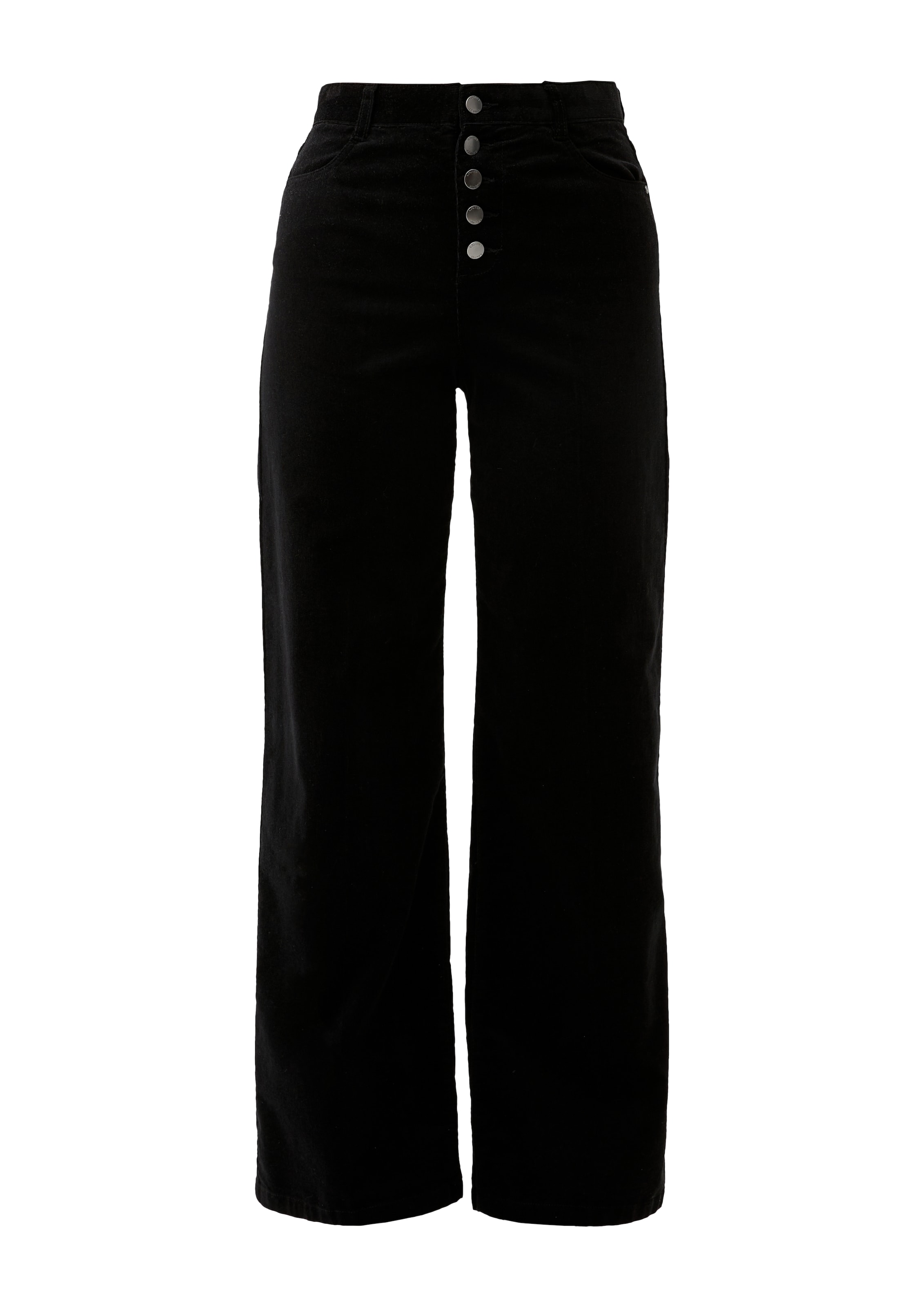 s.Oliver Regular Pantalon in Zwart: voorkant