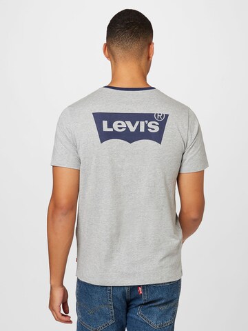 LEVI'S ® Regular Shirt 'Graphic Crewneck Tee' in Grau