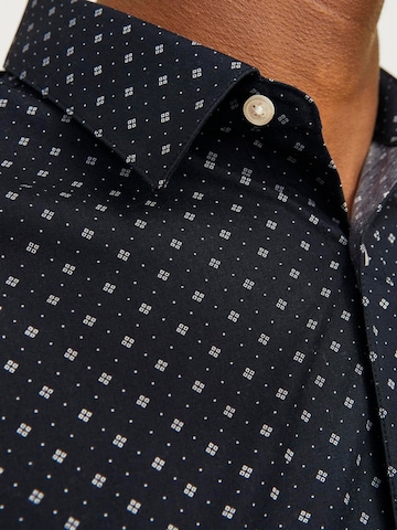 JACK & JONES Slim fit Overhemd 'JJJoe' in Zwart