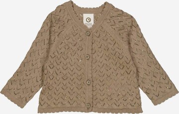 Müsli by GREEN COTTON Knit Cardigan '' in Brown: front