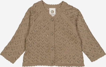 Müsli by GREEN COTTON Knit Cardigan '' in Brown: front