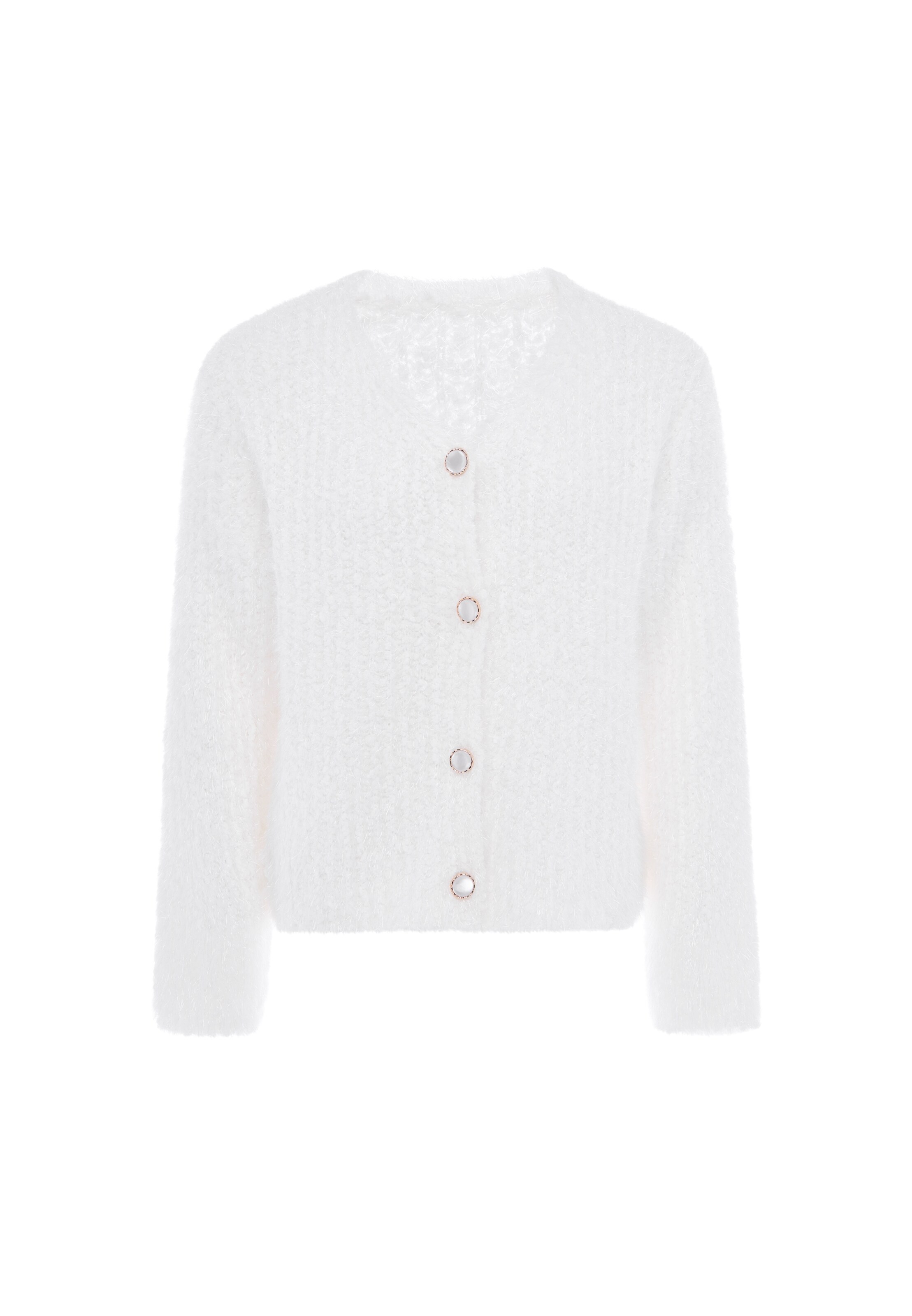 Usha - Pullover em branco: frente