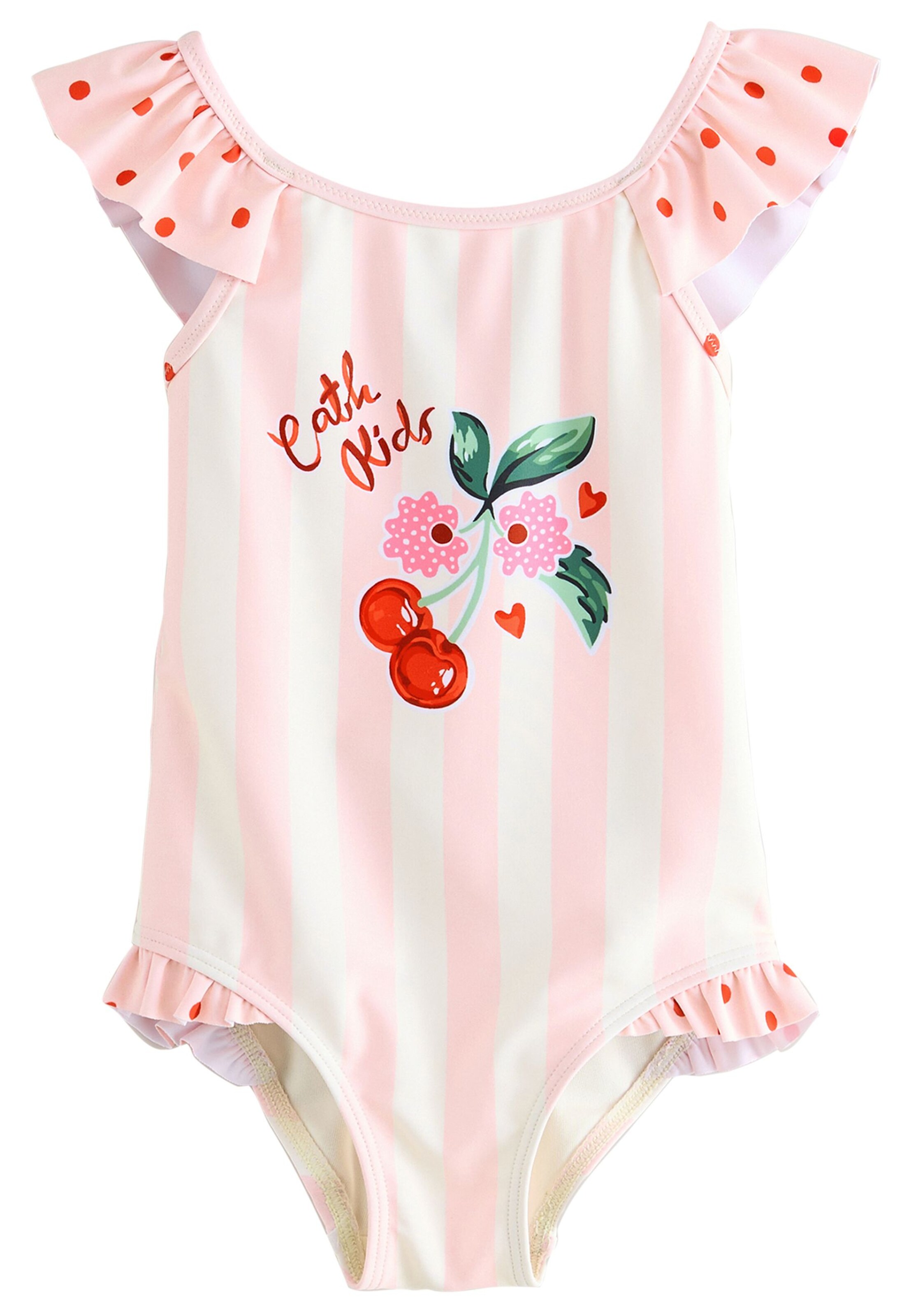 Next Badeanzug 'Cath Kidston' in Pink: Vorderseite