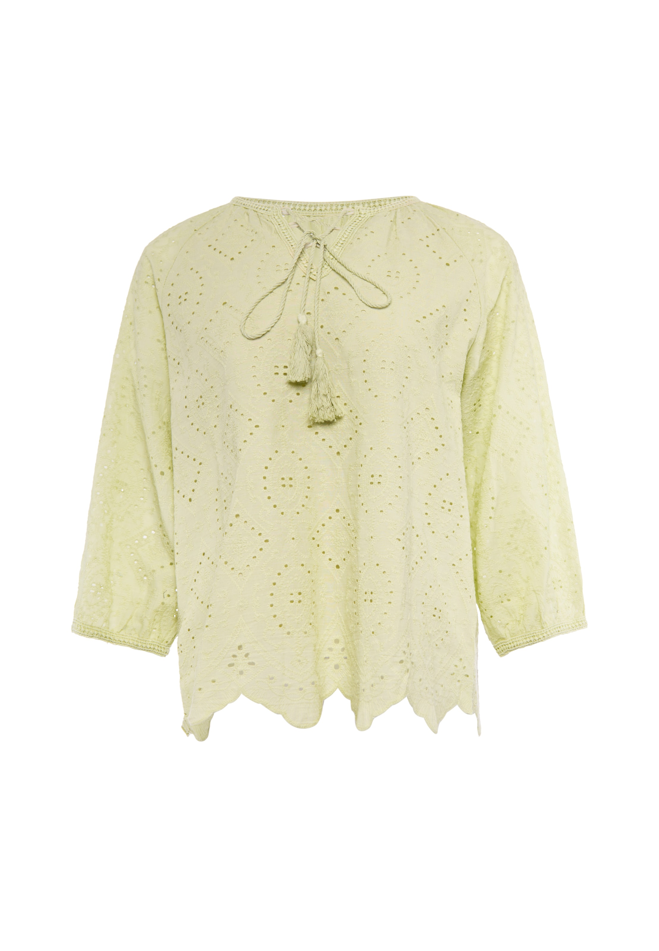 IZIA - Blusa en verde: frente