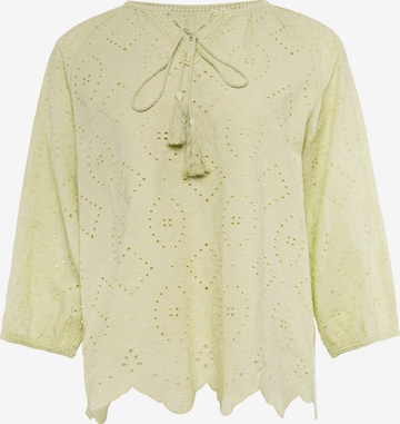 IZIA - Blusa en verde: frente