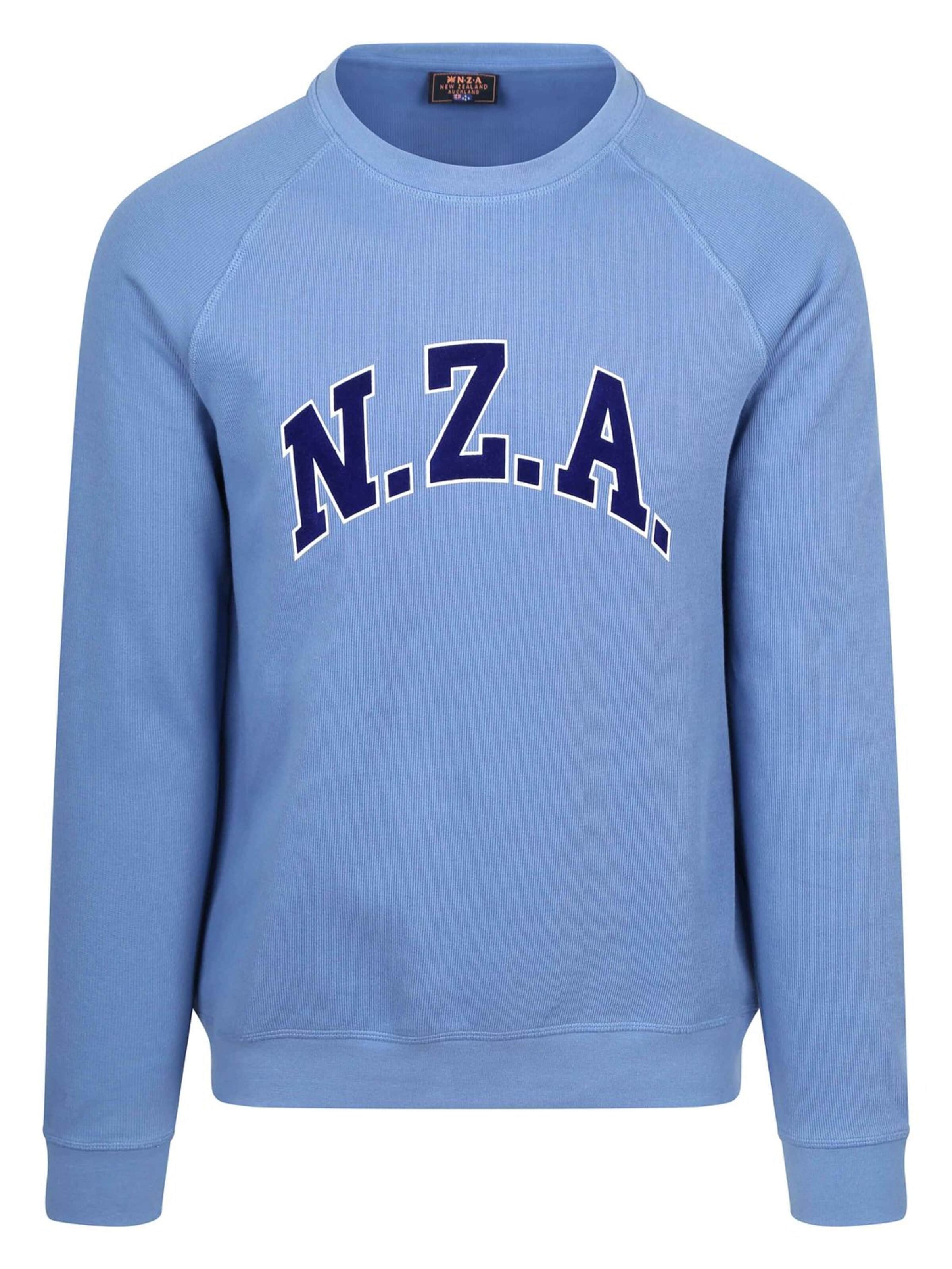 NZA New Zealand Auckland Trui 'Diamond' in Blauw: voorkant