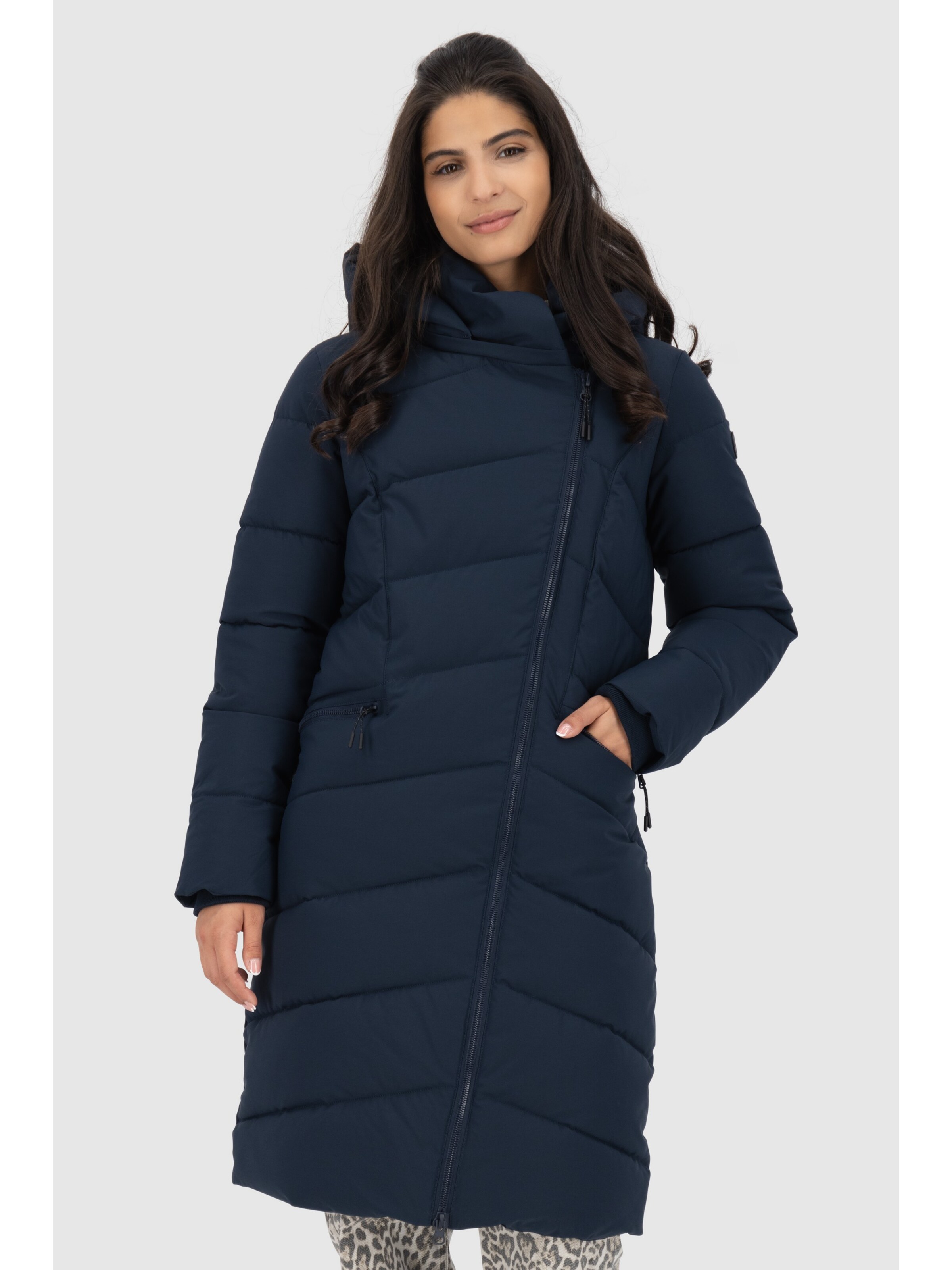 Veste d’hiver 'Nima A' alife & kickin en bleu : devant