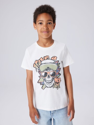 NAME IT - Camiseta 'NKMBASTIAN' en blanco: frente