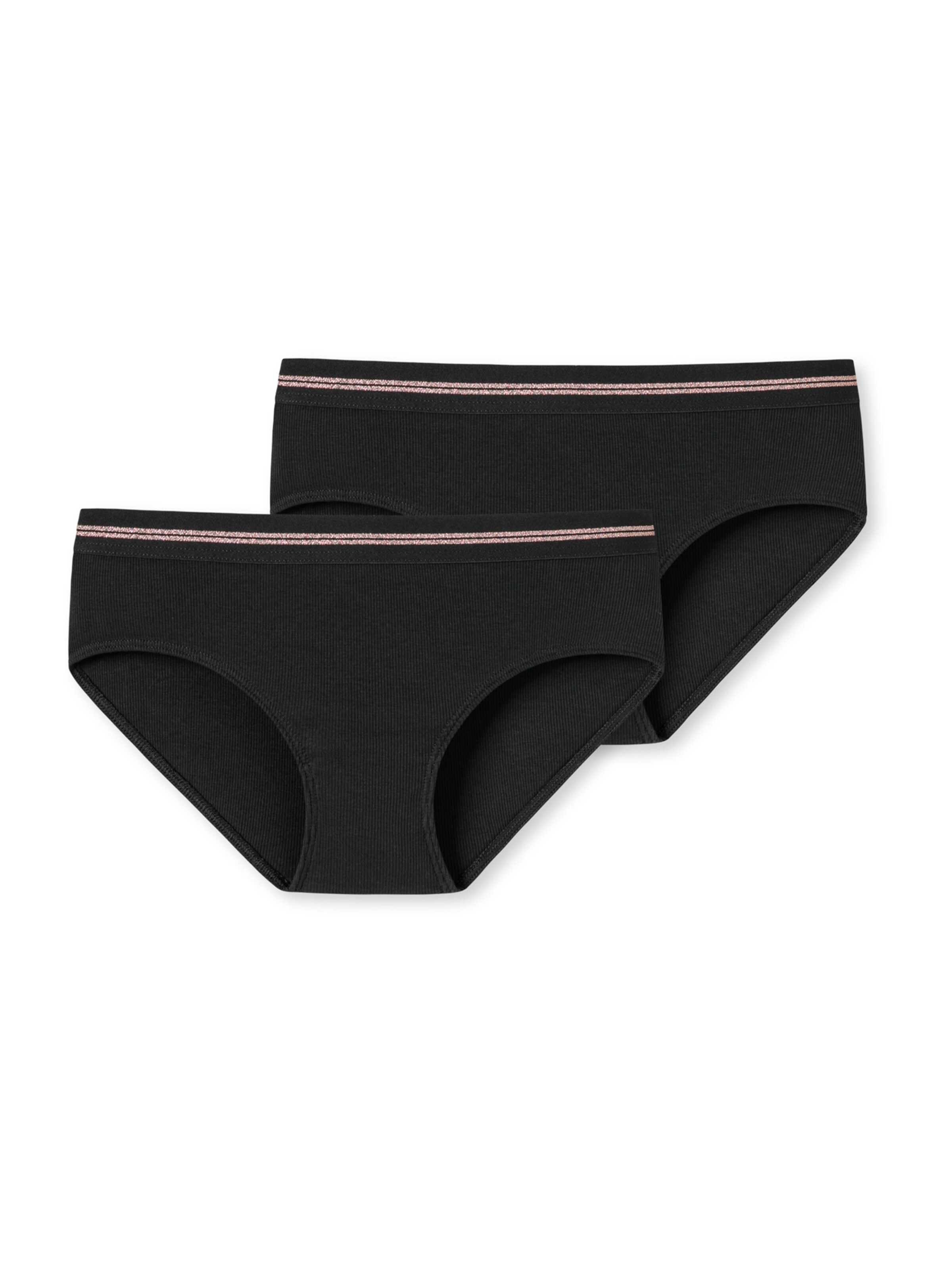 SCHIESSER Panties 'Basic Kids' in Schwarz: Vorderseite