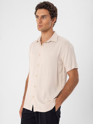 Regular fit Camicia ' Collar' di Antioch in beige