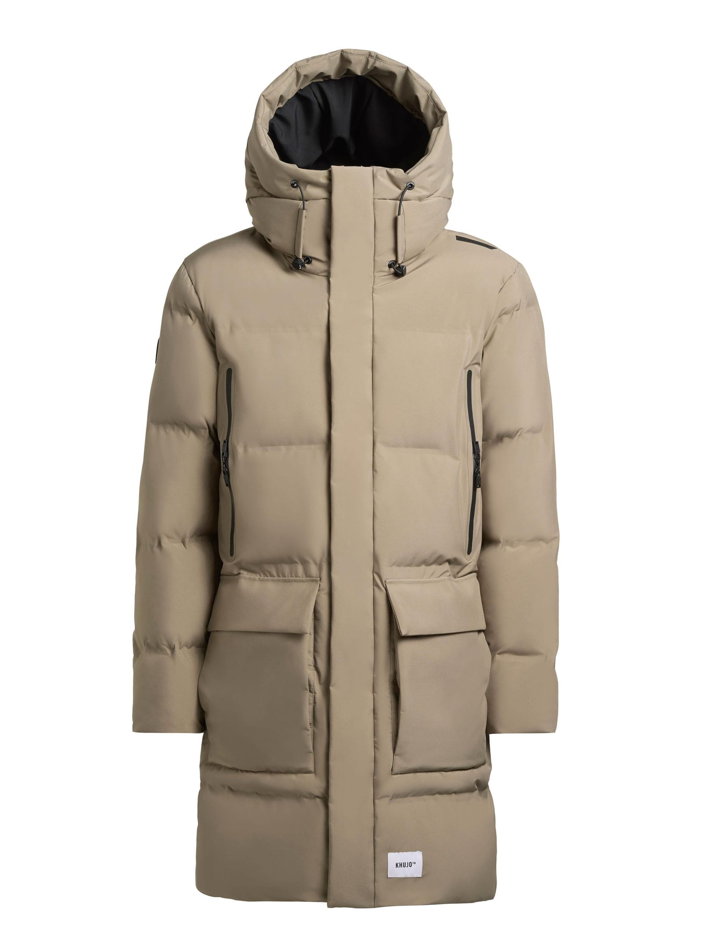 khujo Wintermantel 'Winer3' in Beige: Vorderseite