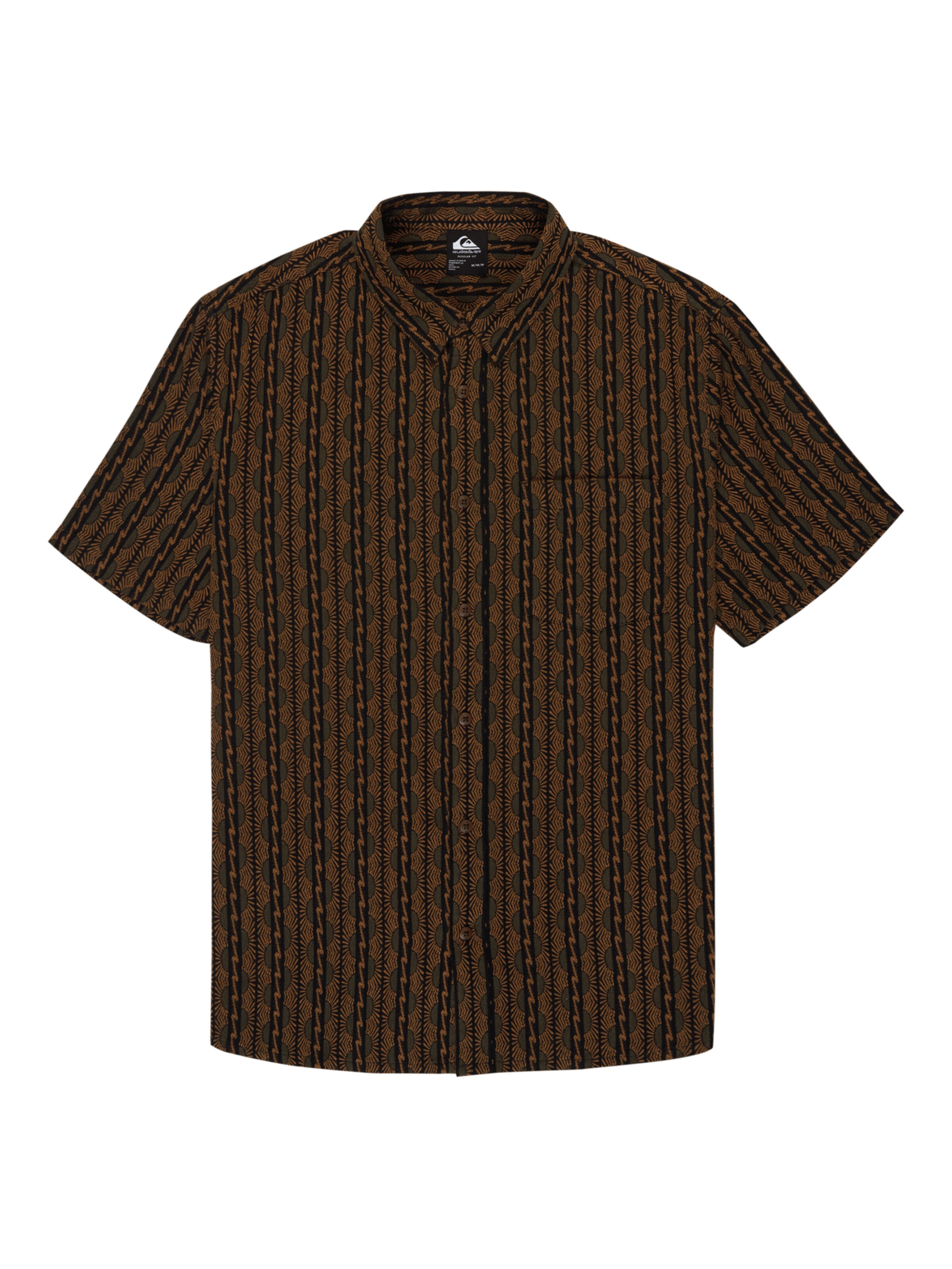 QUIKSILVER Regular fit Shirt 'Horizons' in Brown: front