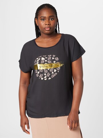 T-shirt 'Ketty' ONLY Carmakoma en noir : devant