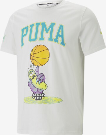 PUMA Sportshirt in Weiß: predná strana