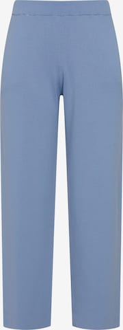 Ulla Popken Regular Broek in Blauw: voorkant