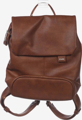 ZWEI Backpack in One size in Brown: front
