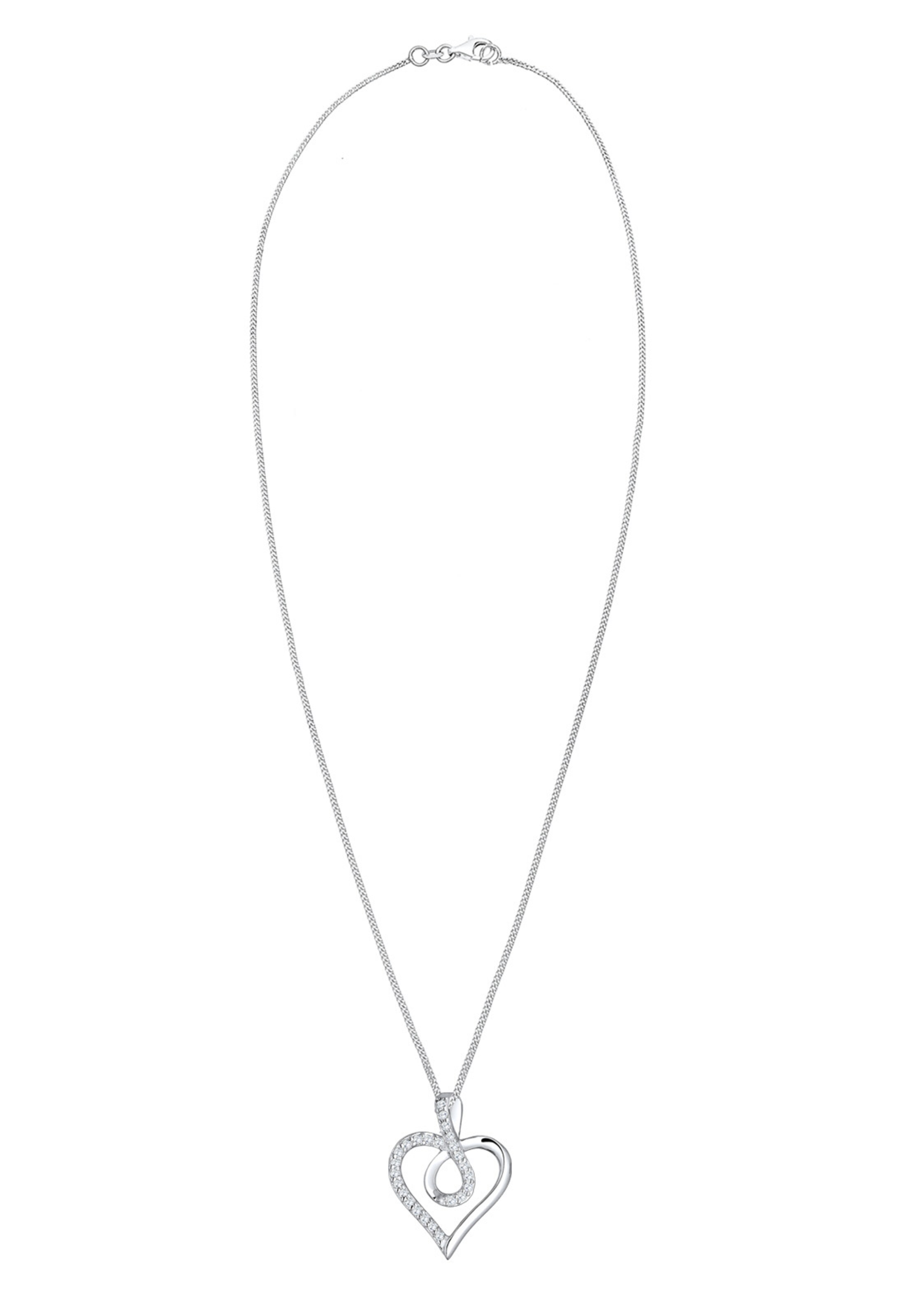 ELLI Ketting 'Infinity' in Zilver: voorkant