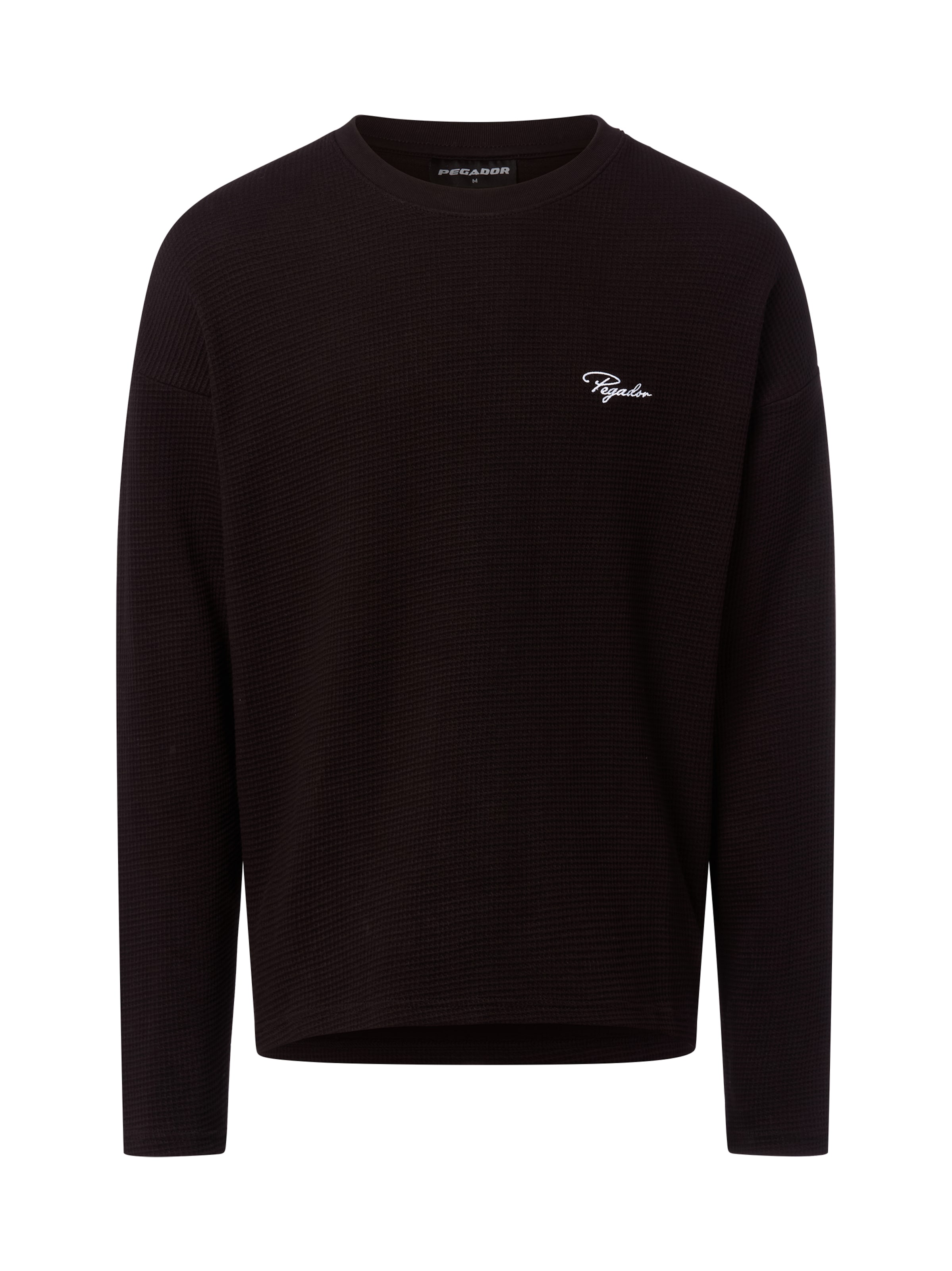 Pegador Shirt 'Signar' in Zwart: voorkant