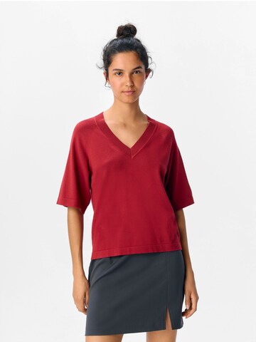 OBJECT Trui 'OBJThess' in Rood: voorkant