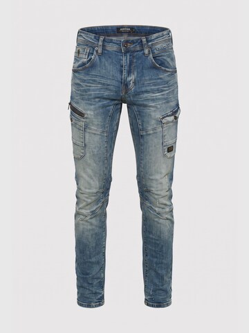 KOROSHI Regular Cargojeans in Blauw