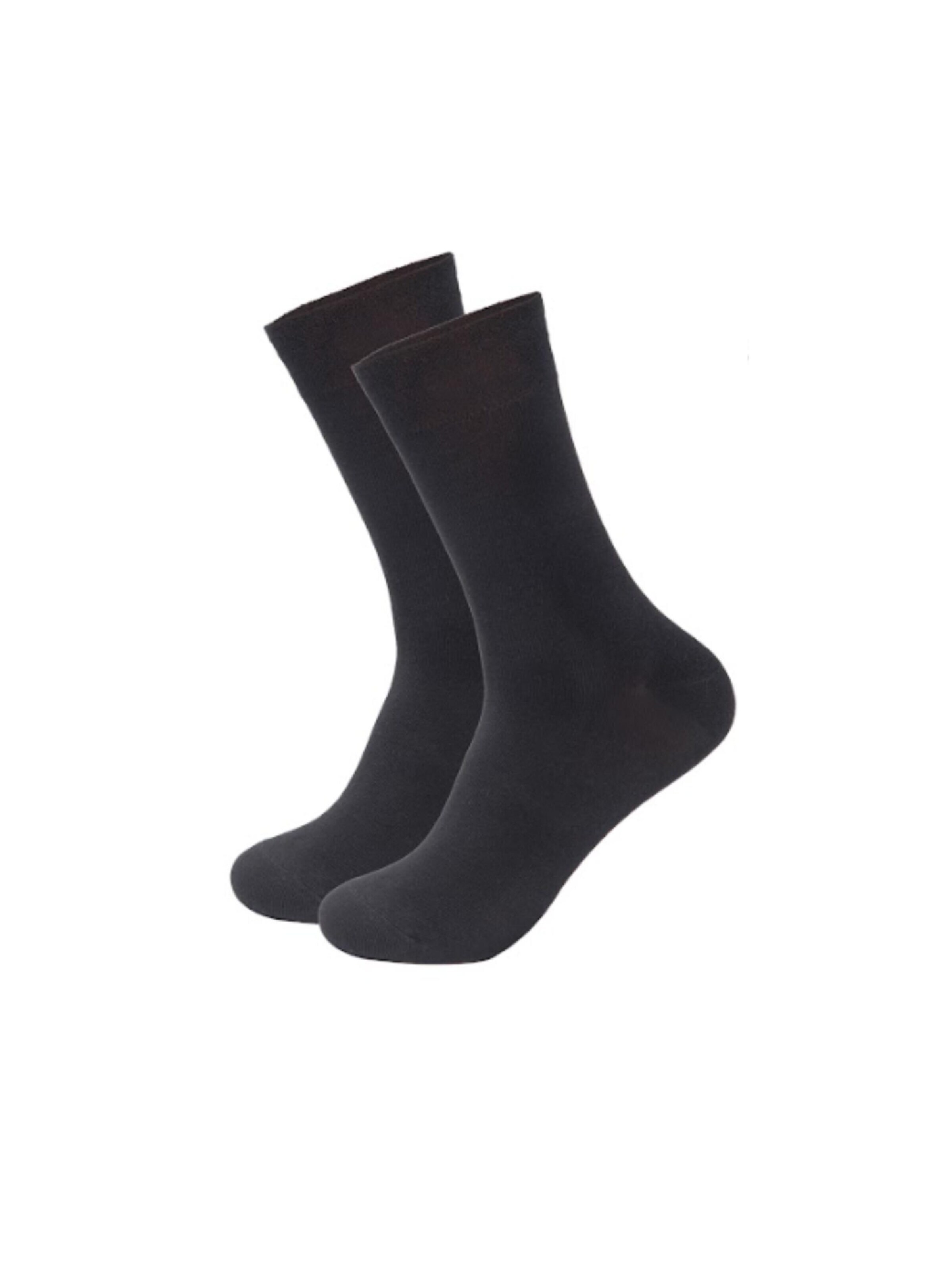 footnote Socken in Schwarz