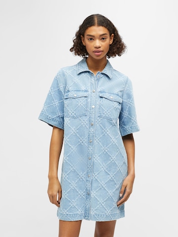 OBJECT Shirt dress 'Bruce' in Blue: front