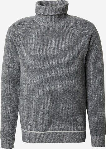 INDICODE JEANS Pullover 'Gainson' i grå: forside