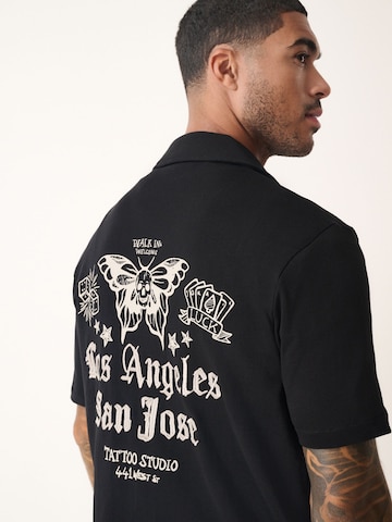 Next - Regular Fit Camisa em preto