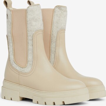 TOMMY HILFIGER Chelsea Boots in Beige