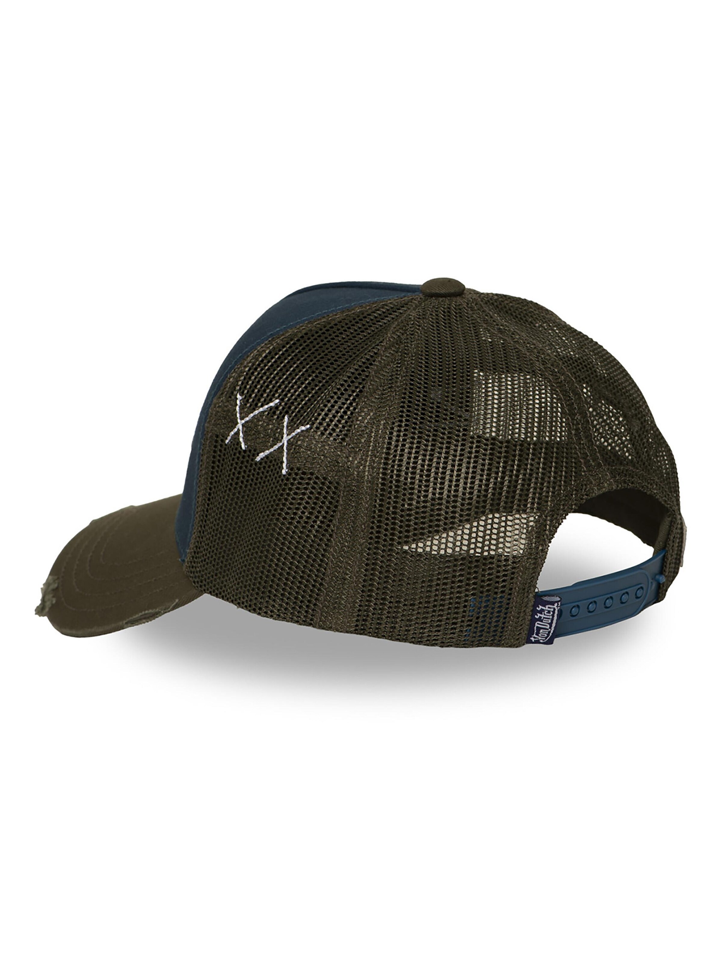 Von Dutch Cap 'Used'‌‌‌‌ in Blau