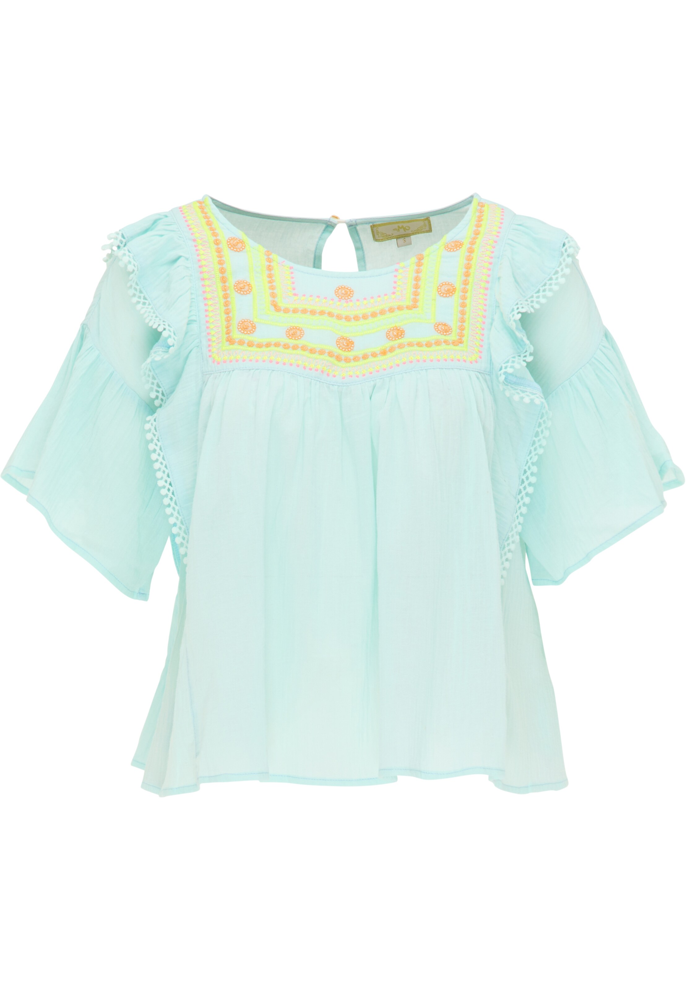 MYMO Blouse in Groen: voorkant