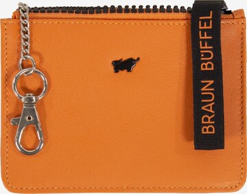 Porte-monnaies 'Capri Mini' Braun Büffel en orange