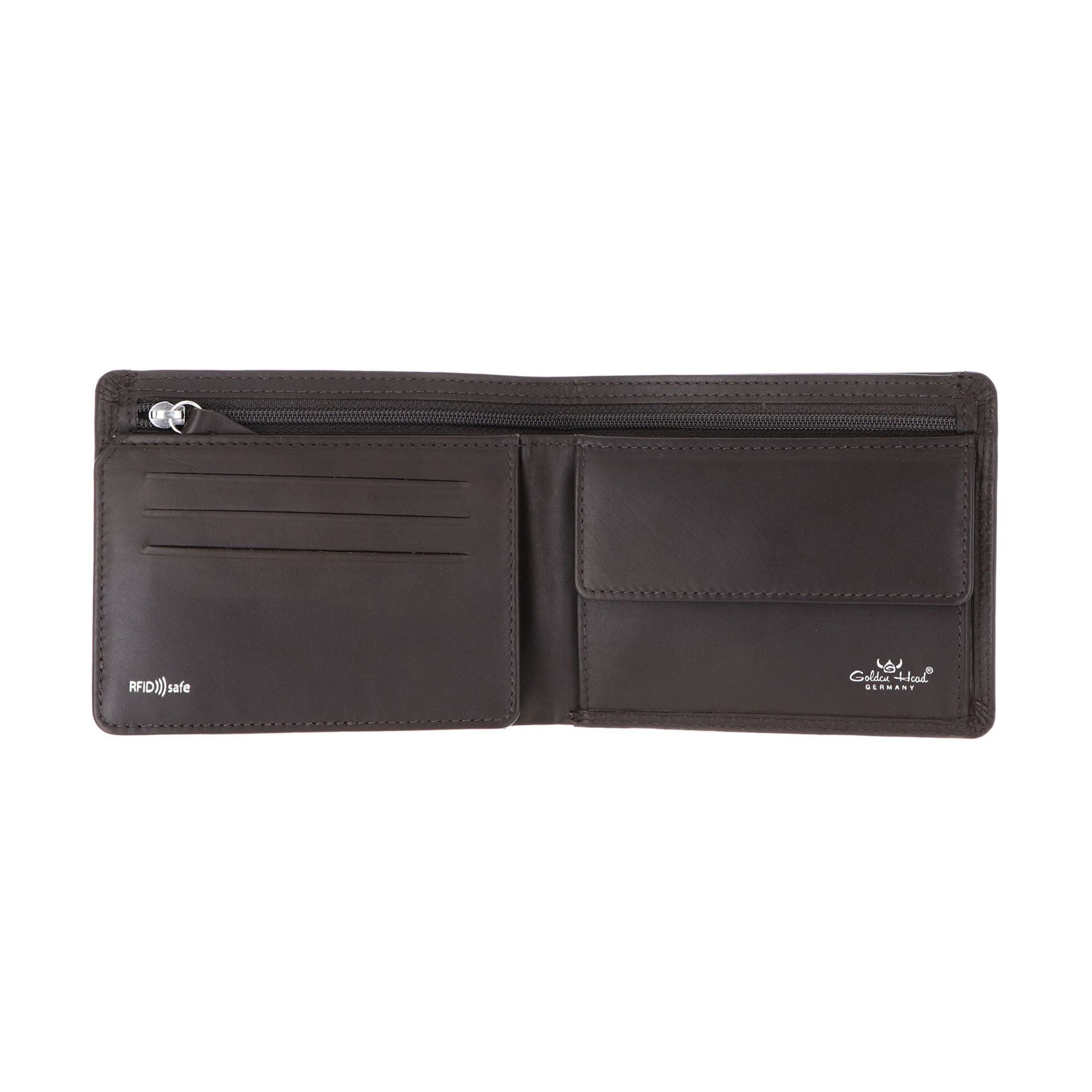 GOLDEN HEAD Wallet 'Polo' in Brown