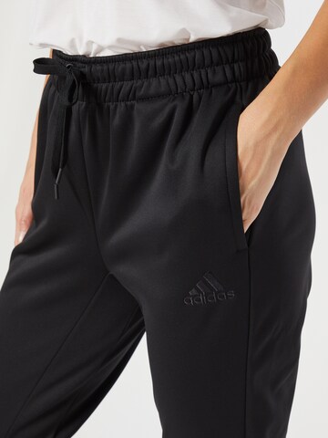 ADIDAS SPORTSWEARTapered Sportske hlače - crna boja