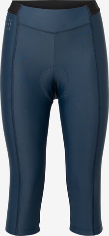 VAUDE Skinny Outdoorbroek 'Posta' in Blauw: voorkant